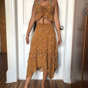 American Eagle Skirt and Top.